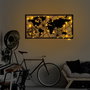 Wallity World Map Led 452 Negro